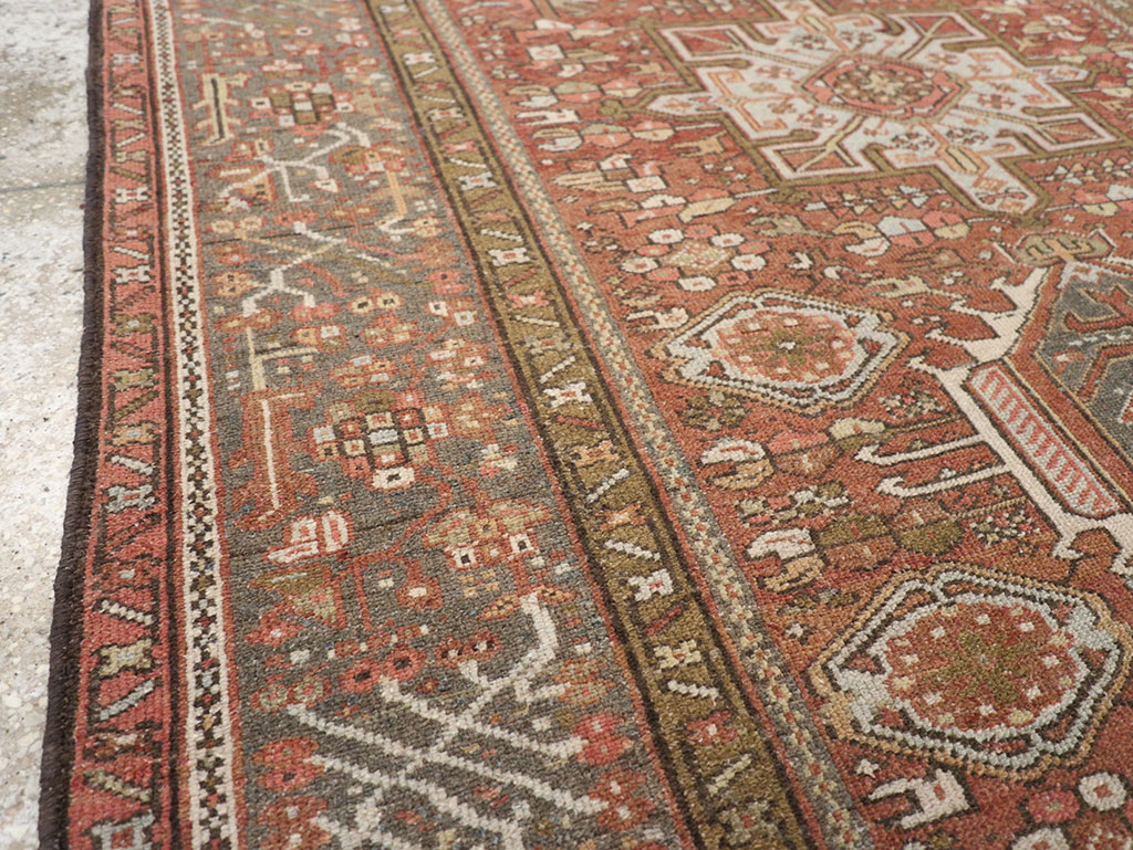 Vintage Persian Karajeh Rug, No.14142 - Staging