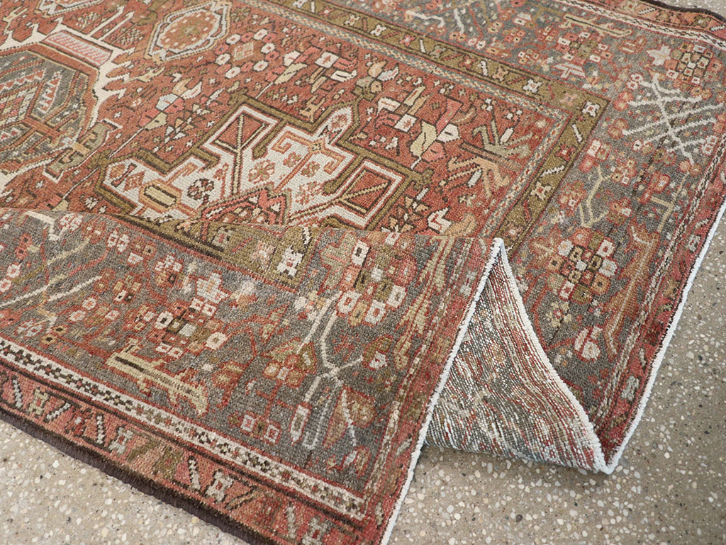 Vintage Persian Karajeh Rug, No.14142 - Staging