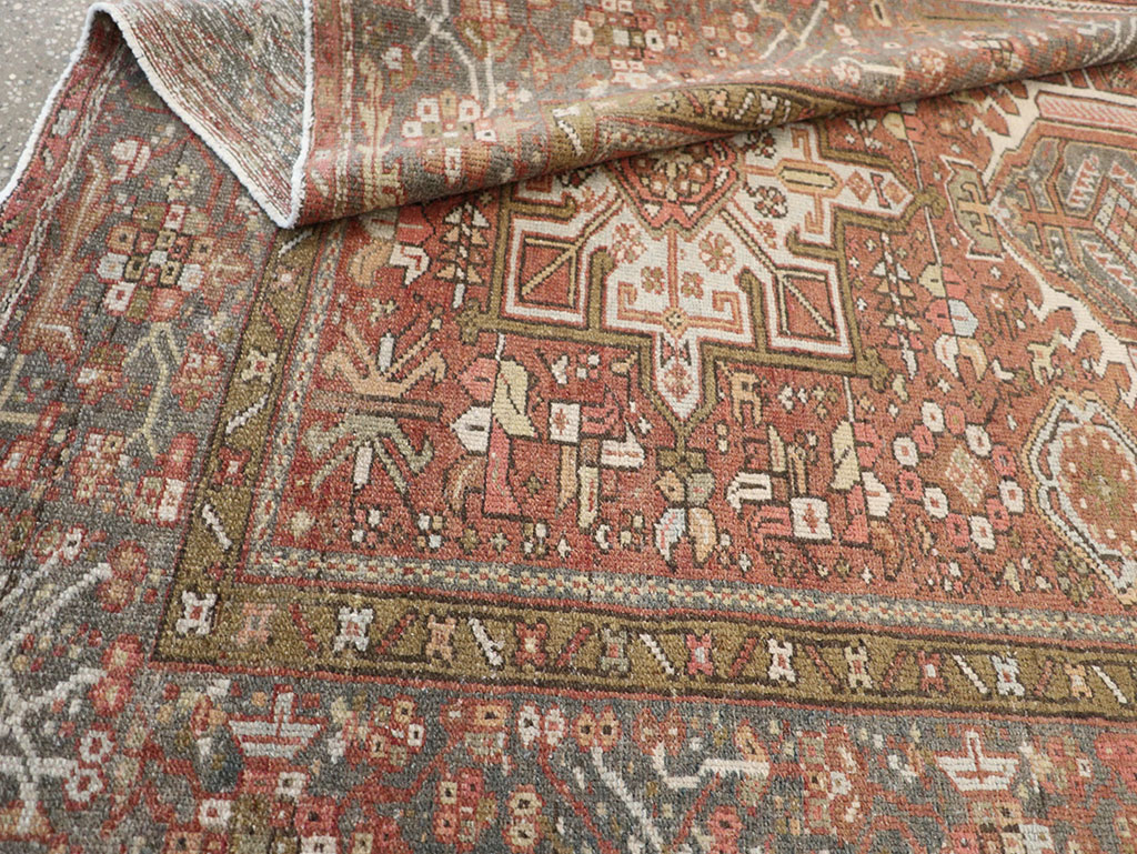 Vintage Persian Karajeh Rug, No.14142 - Staging