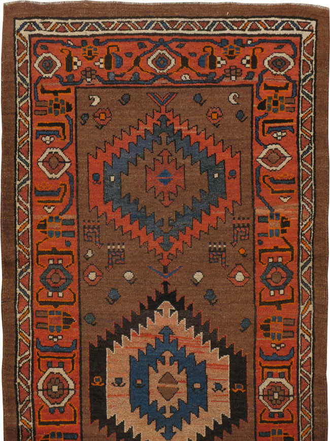 Antique Persian Serab Runner, No.14144 - Staging
