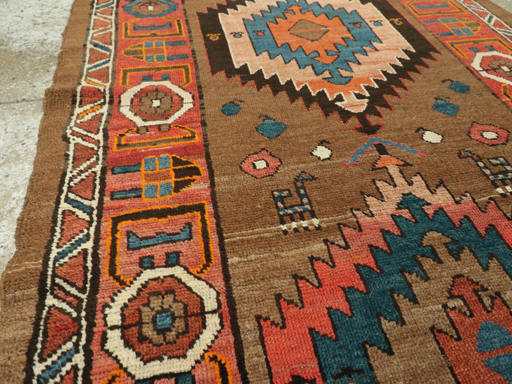 Antique Persian Serab Runner, No.14144 - Staging