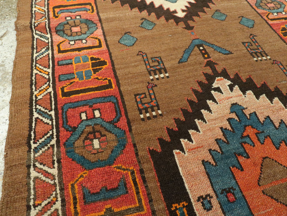 Antique Persian Serab Runner, No.14144 - Staging