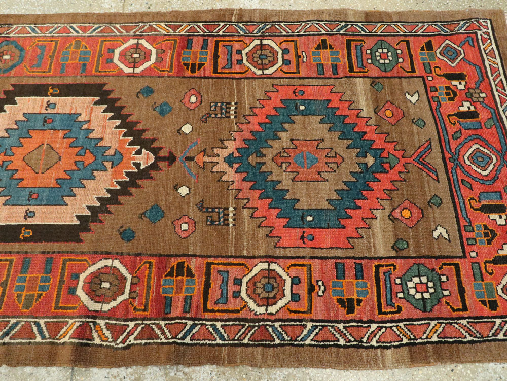 Antique Persian Serab Runner, No.14144 - Staging