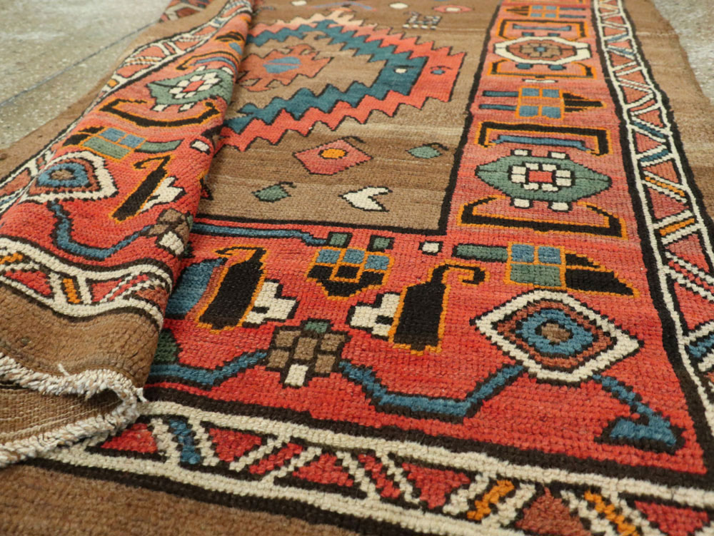 Antique Persian Serab Runner, No.14144 - Staging