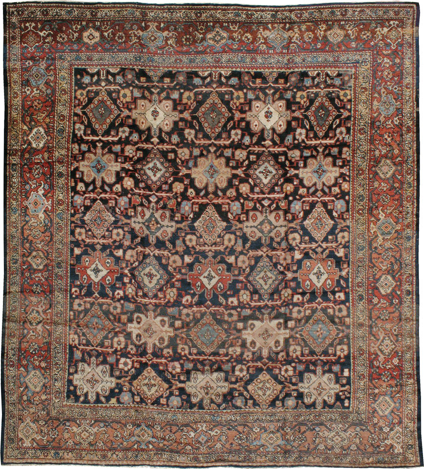 Antique Persian Mahal Carpet, No.14147 - Staging