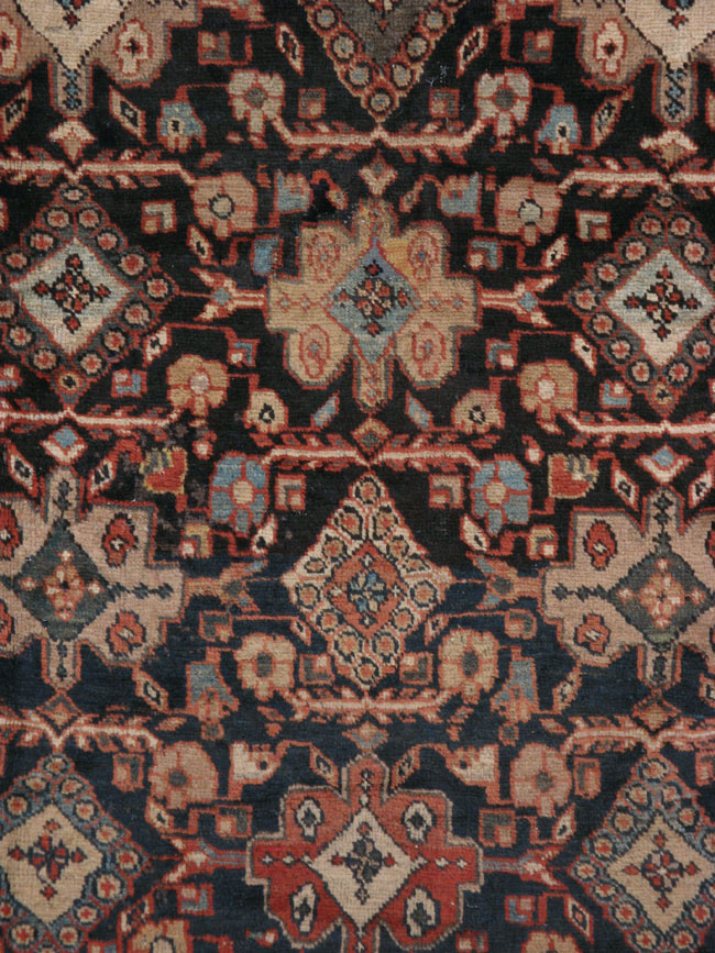 Antique Persian Mahal Carpet, No.14147 - Staging