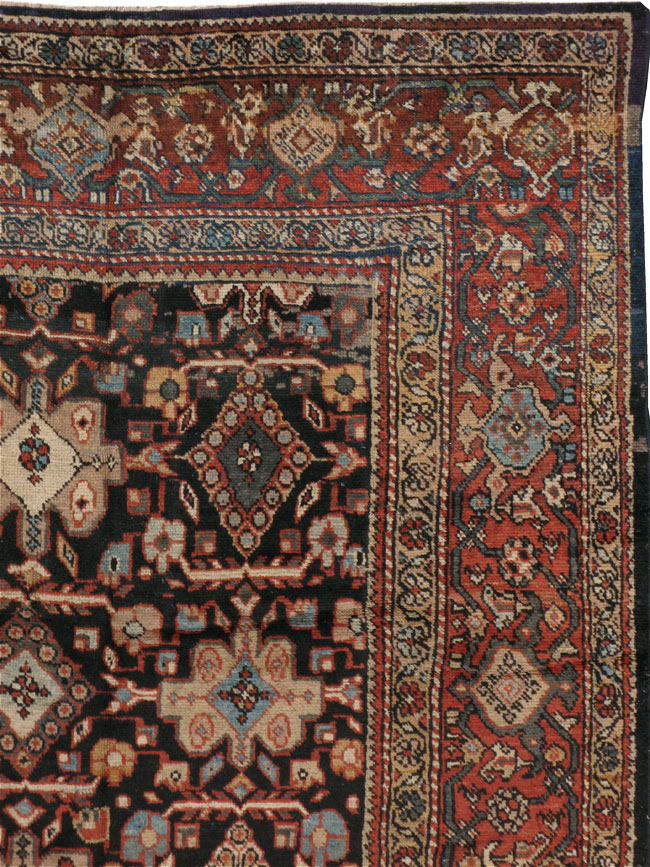 Antique Persian Mahal Carpet, No.14147 - Staging