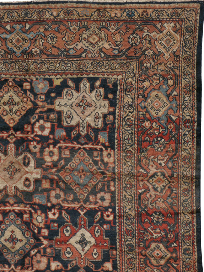 Antique Persian Mahal Carpet, No.14147 - Staging