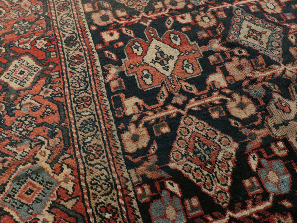 Antique Persian Mahal Carpet, No.14147 - Staging