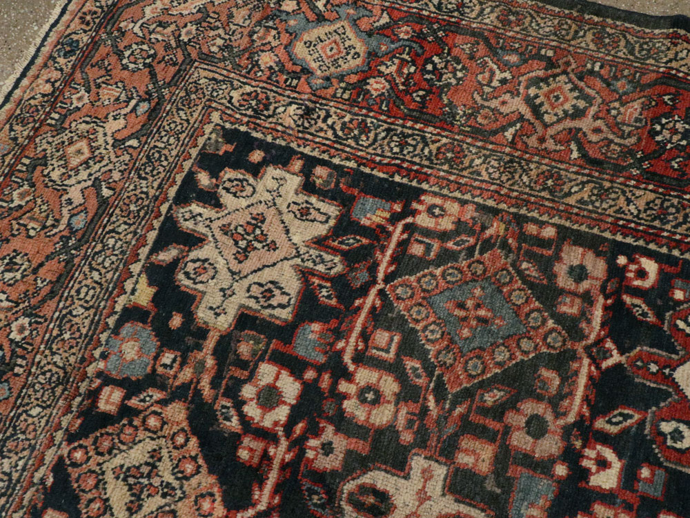 Antique Persian Mahal Carpet, No.14147 - Staging