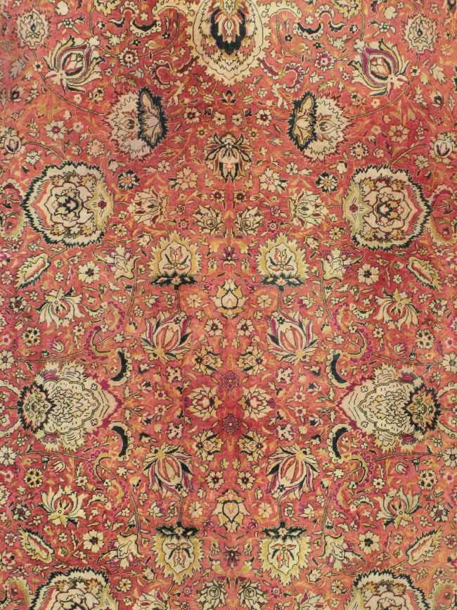 Antique Indian Lahore Carpet, No.14162 - Staging