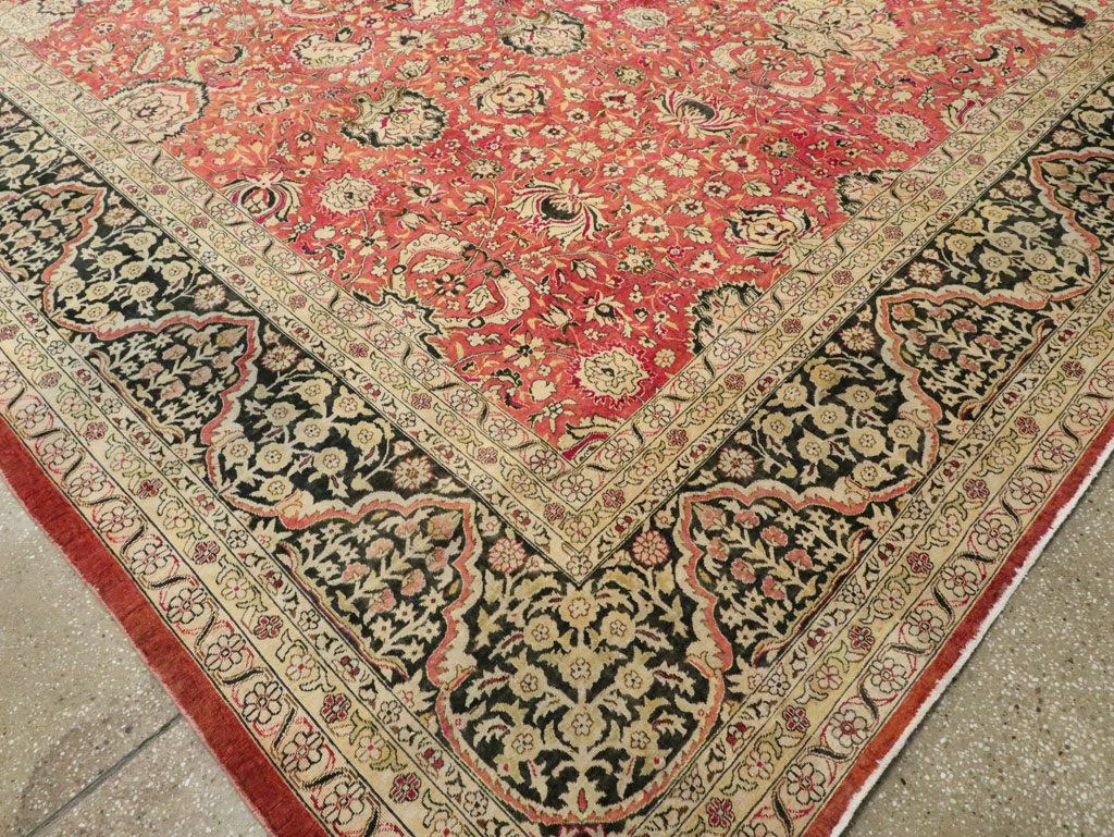 Antique Indian Lahore Carpet, No.14162 - Staging