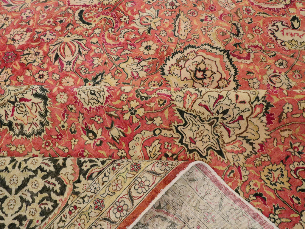 Antique Indian Lahore Carpet, No.14162 - Staging