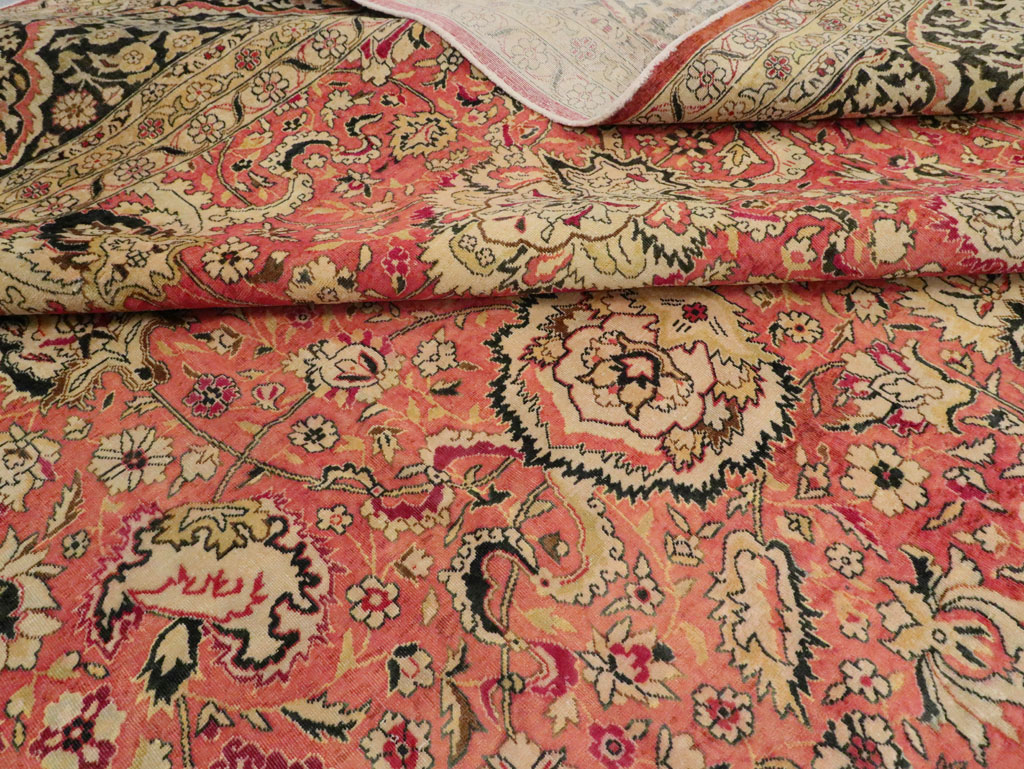 Antique Indian Lahore Carpet, No.14162 - Staging