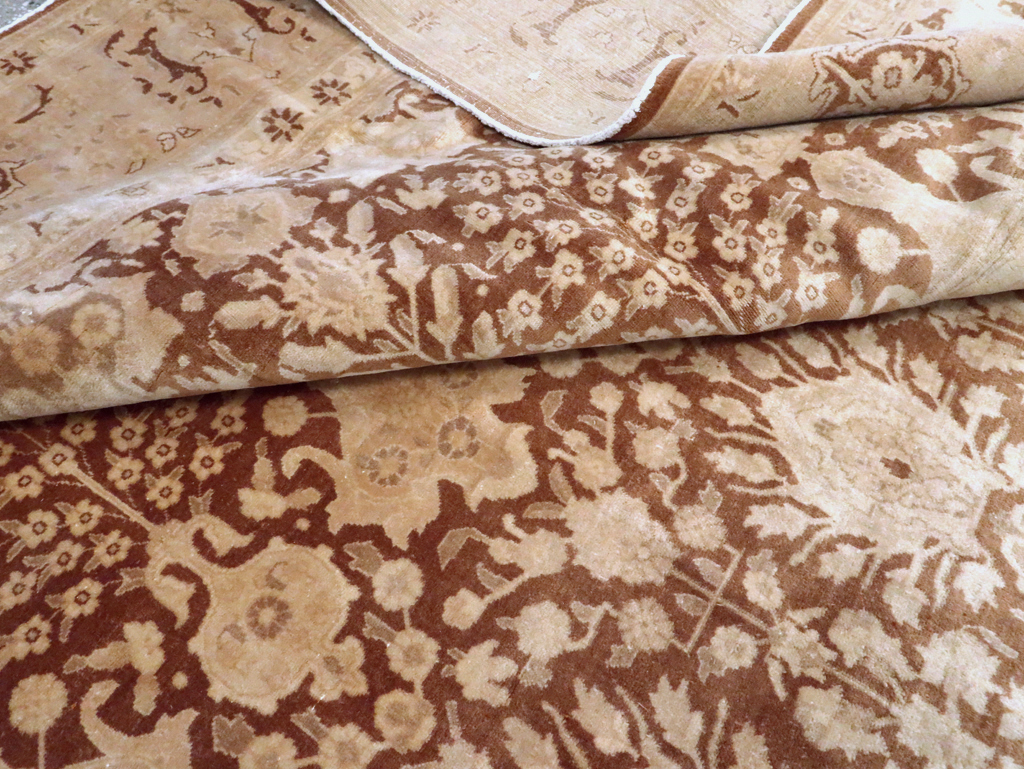 Vintage Persian Tabriz Carpet, No.14177 - Staging