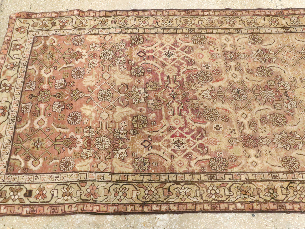 Antique Caucasian Karabagh Runner, No.14186 - Staging