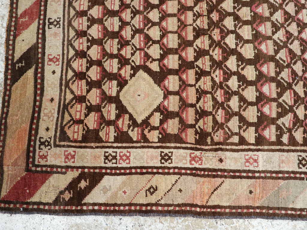 Antique Persian Kurd Rug, No.14205 - Staging