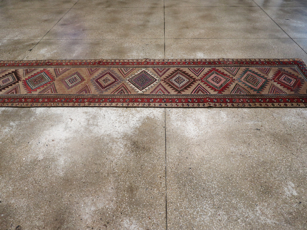 Antique Persian Serab Runner, No.14219 - Staging