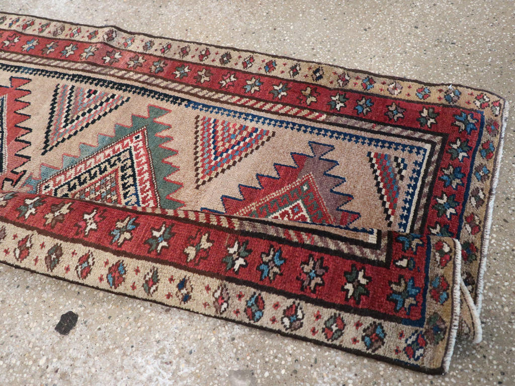 Antique Persian Serab Runner, No.14219 - Staging