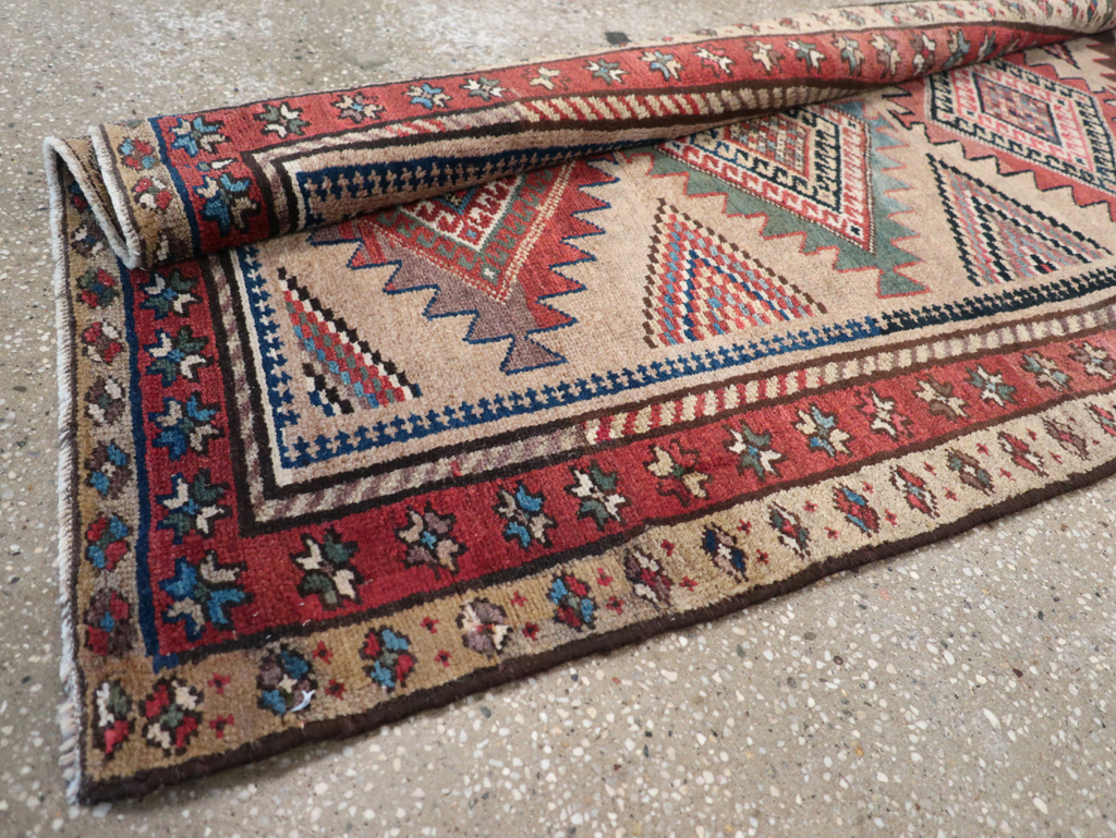 Antique Persian Serab Runner, No.14219 - Staging