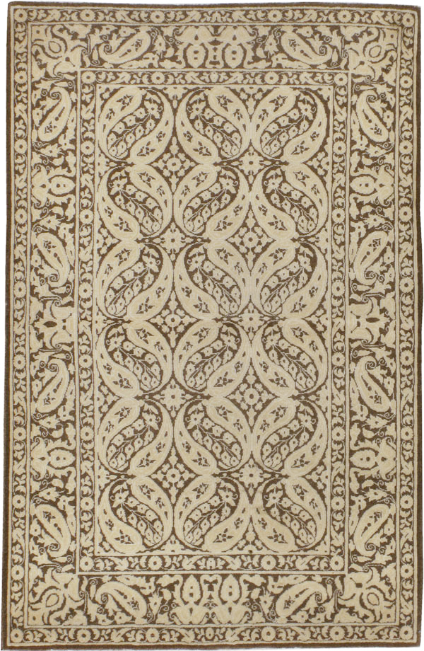 Modern Persian Tabriz Rug, No.14223 - Staging