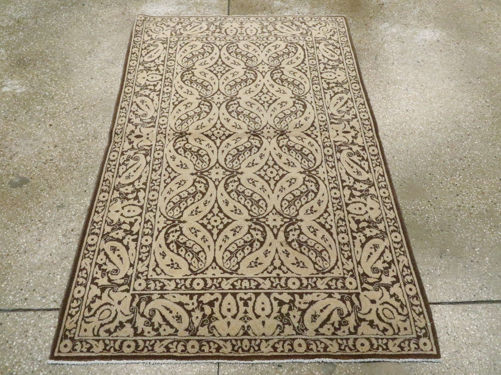 Modern Persian Tabriz Rug, No.14223 - Staging
