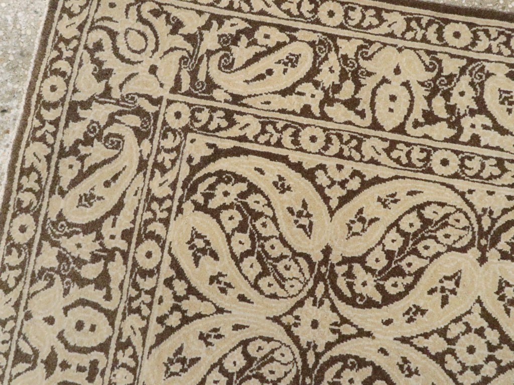 Modern Persian Tabriz Rug, No.14223 - Staging