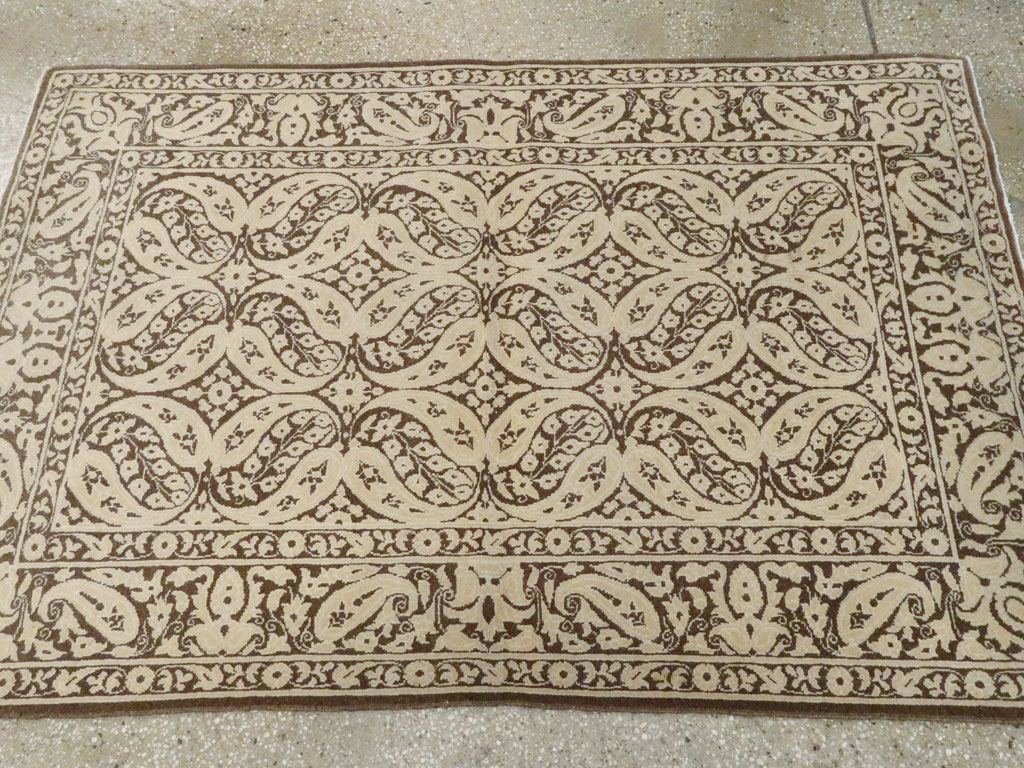 Modern Persian Tabriz Rug, No.14223 - Staging