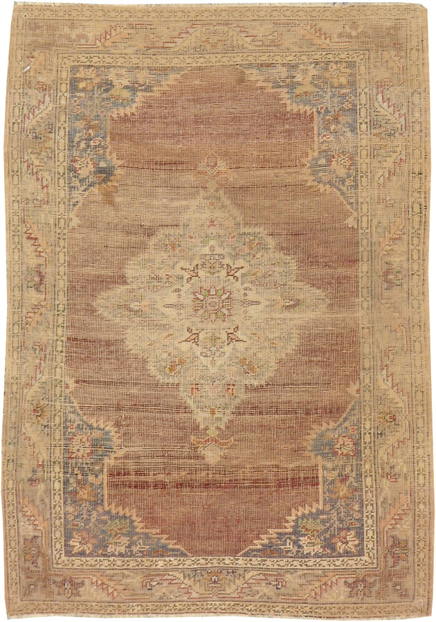 Vintage Turkish Kayseri Rug, No.14231 - Staging