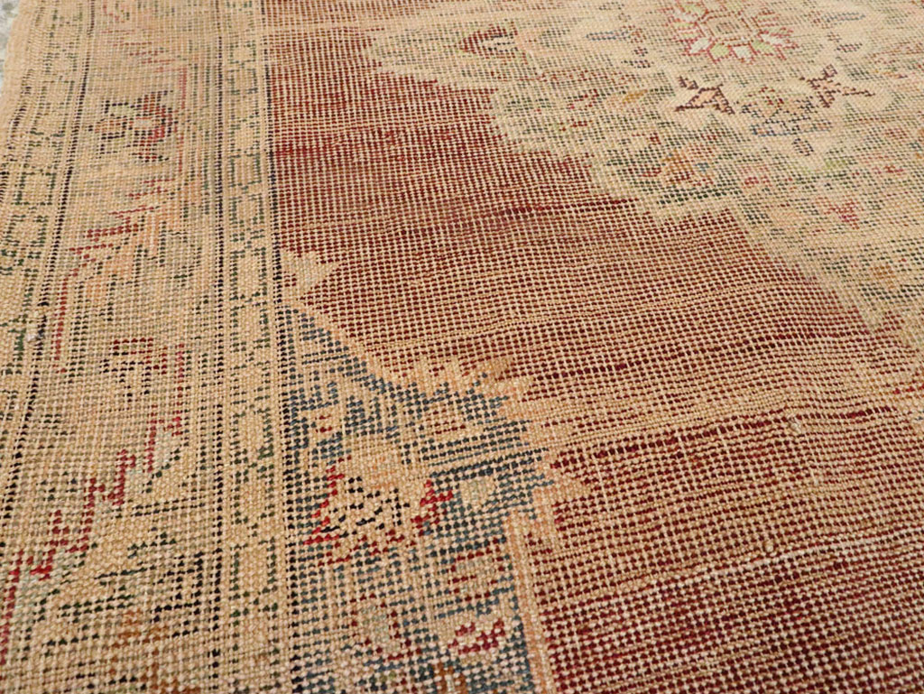 Vintage Turkish Kayseri Rug, No.14231 - Staging