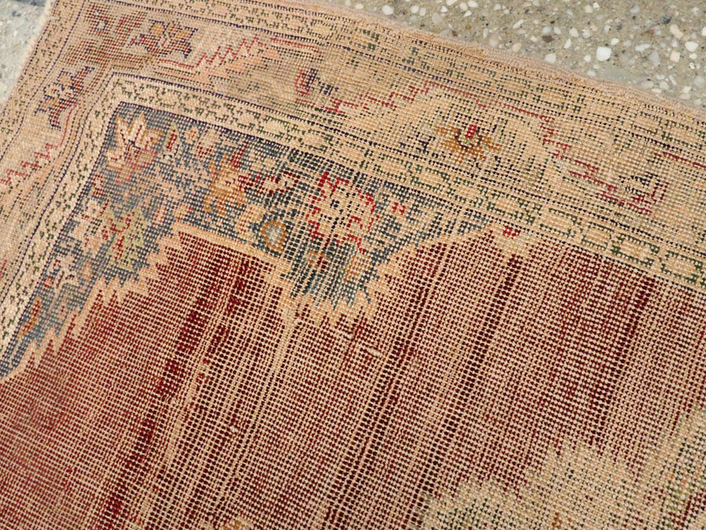 Vintage Turkish Kayseri Rug, No.14231 - Staging