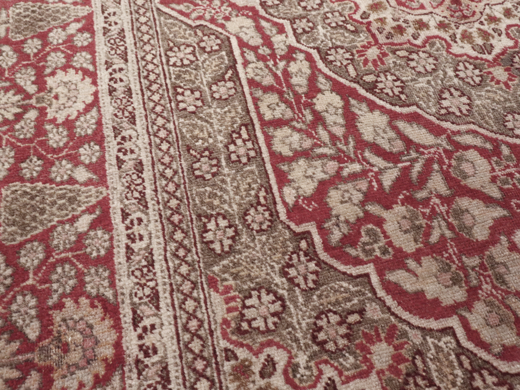 Antique Persian Tabriz Rug, No.14232 - Staging