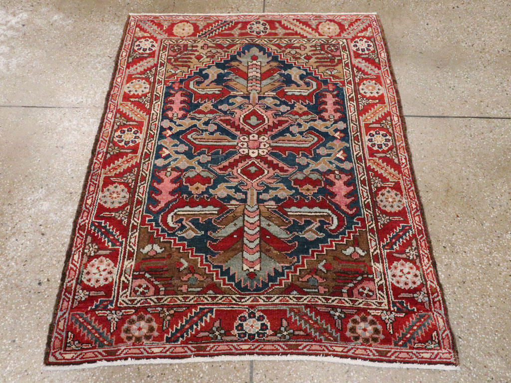 Antique Persian Karajeh Rug, No.14233 - Staging