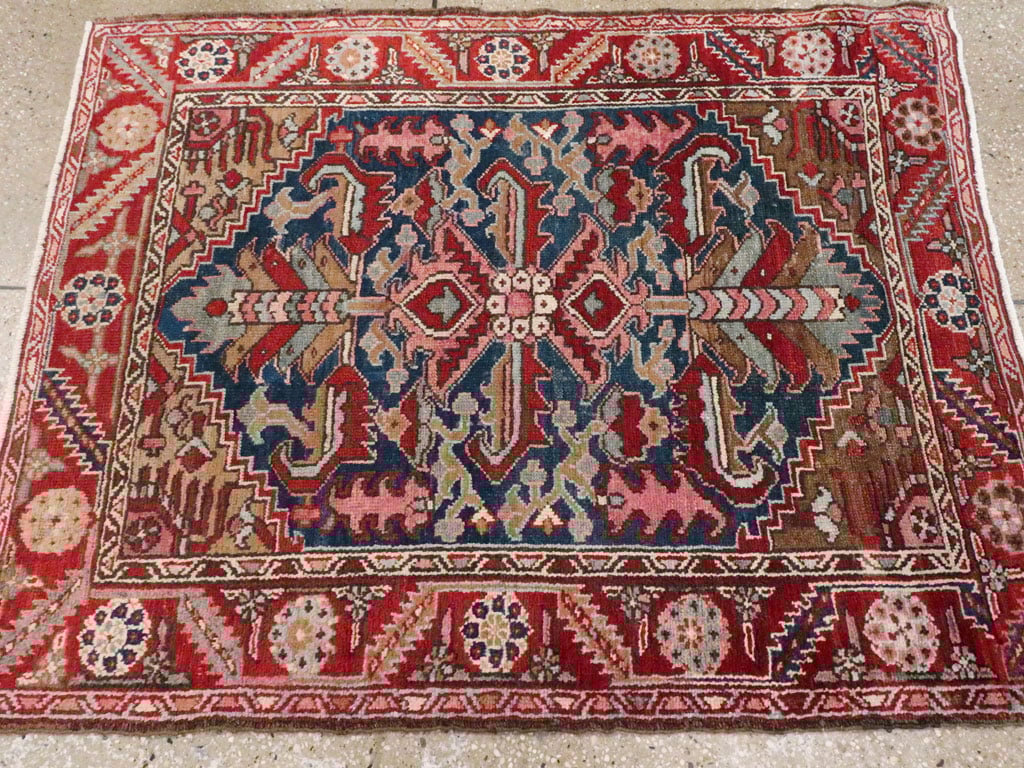 Antique Persian Karajeh Rug, No.14233 - Staging