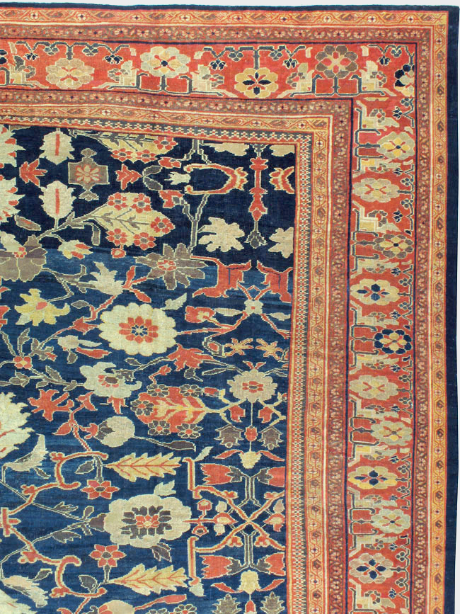 Antique Persian Sultanabad Carpet, No.14235 - Staging