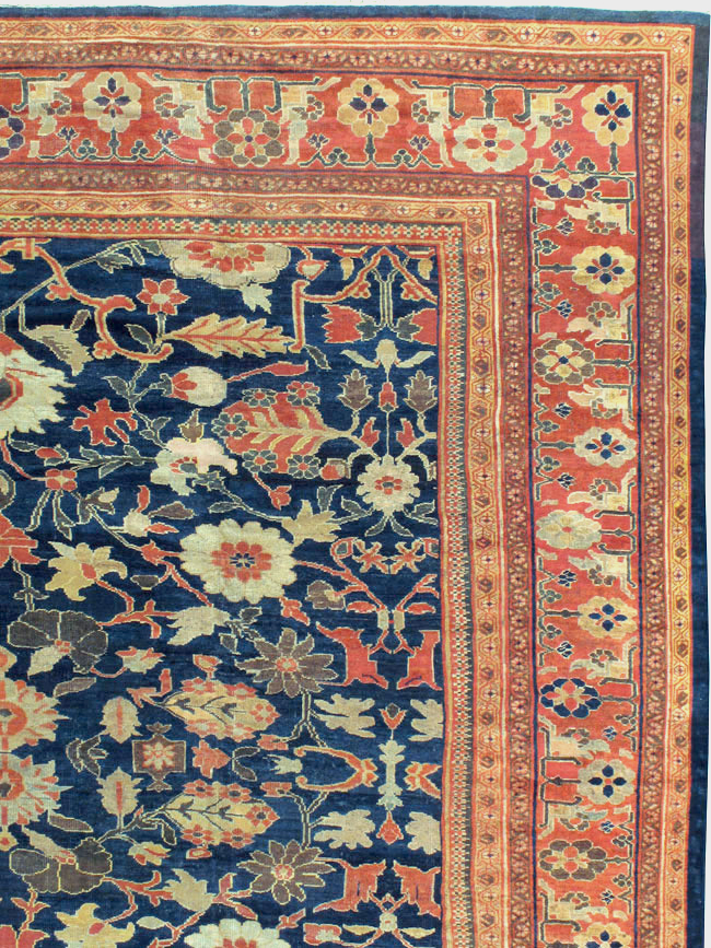 Antique Persian Sultanabad Carpet, No.14235 - Staging