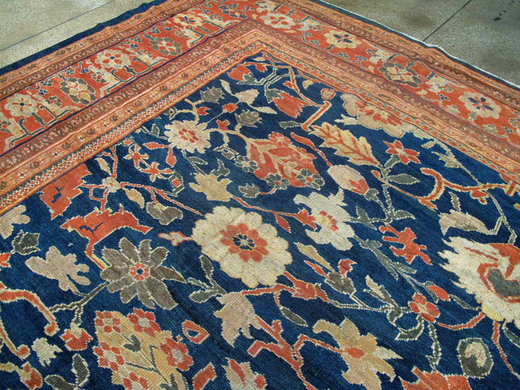 Antique Persian Sultanabad Carpet, No.14235 - Staging