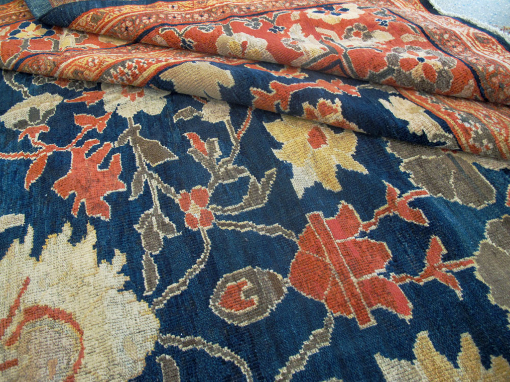 Antique Persian Sultanabad Carpet, No.14235 - Staging