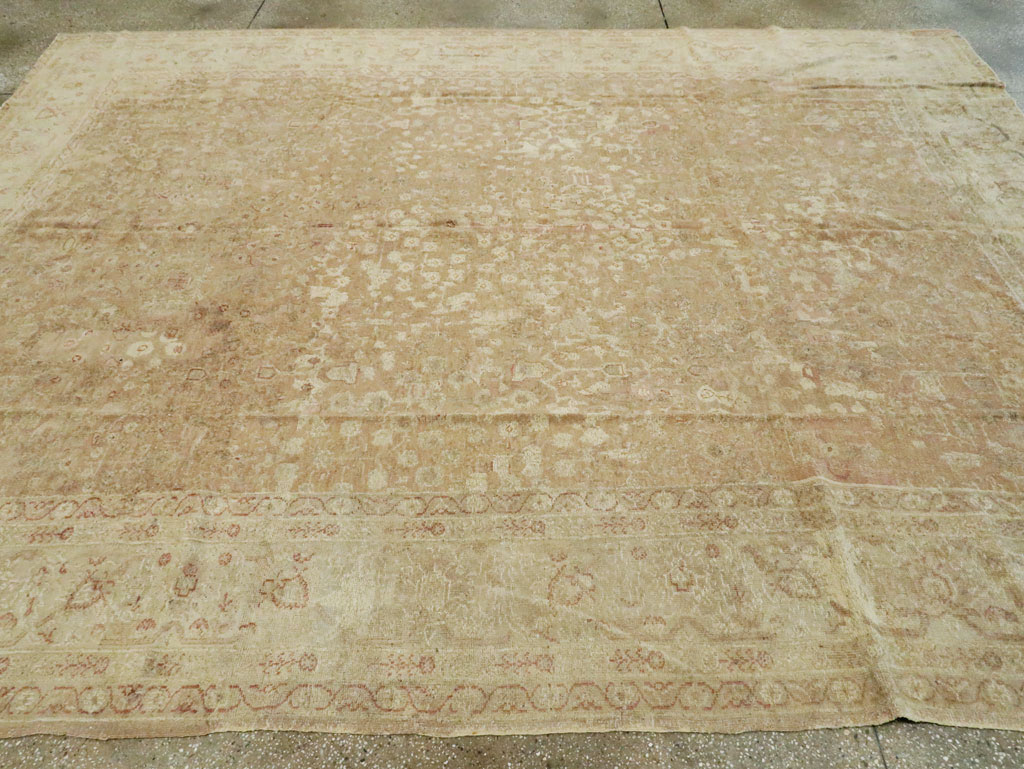 Antique Indian Lahore Carpet, No.14240 - Staging