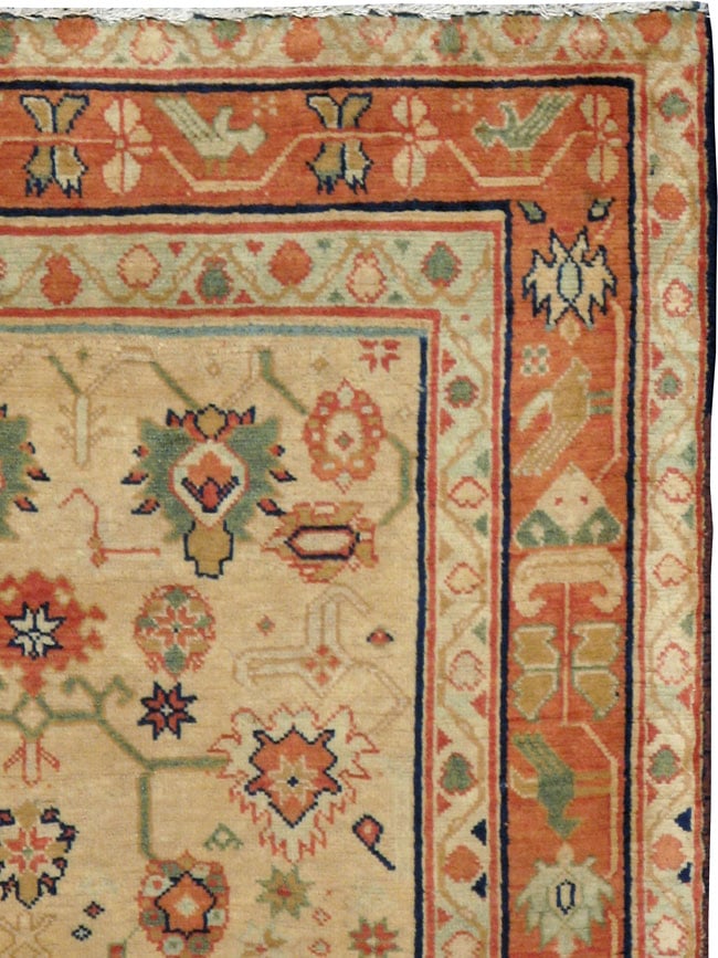Antique Indian Lahore Rug, No.14241 - Staging