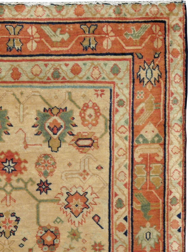 Antique Indian Lahore Rug, No.14241 - Staging