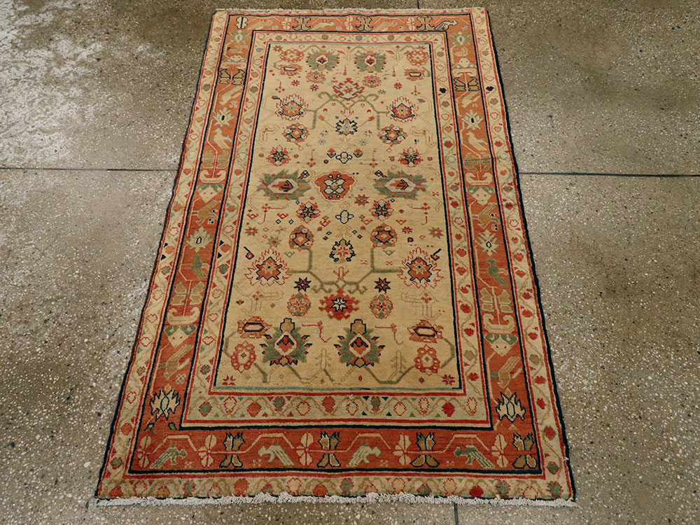 Antique Indian Lahore Rug, No.14241 - Staging