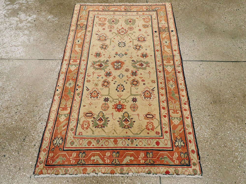 Antique Indian Lahore Rug, No.14241 - Staging