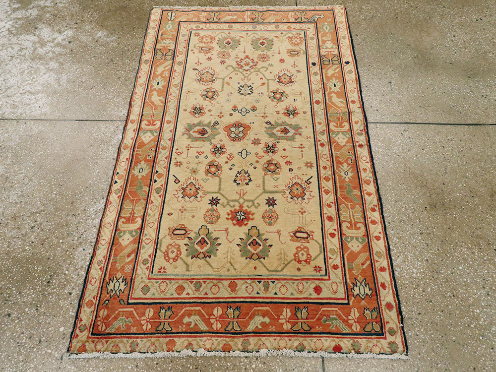 Antique Indian Lahore Rug, No.14241 - Staging