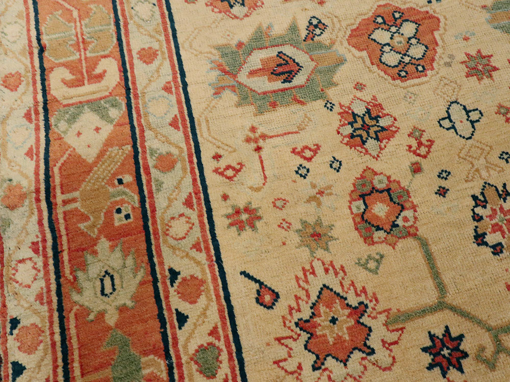 Antique Indian Lahore Rug, No.14241 - Staging