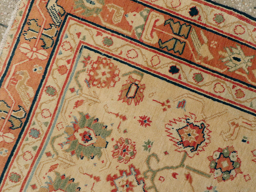Antique Indian Lahore Rug, No.14241 - Staging