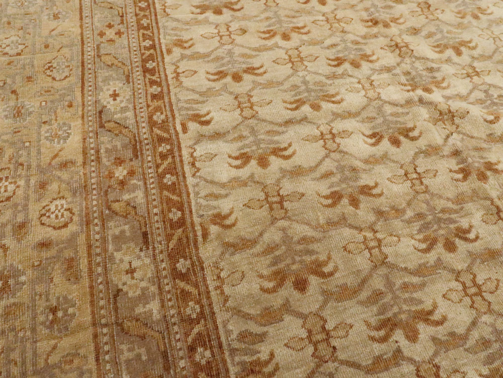 Antique Indian Agra Carpet, No.14300 - Staging