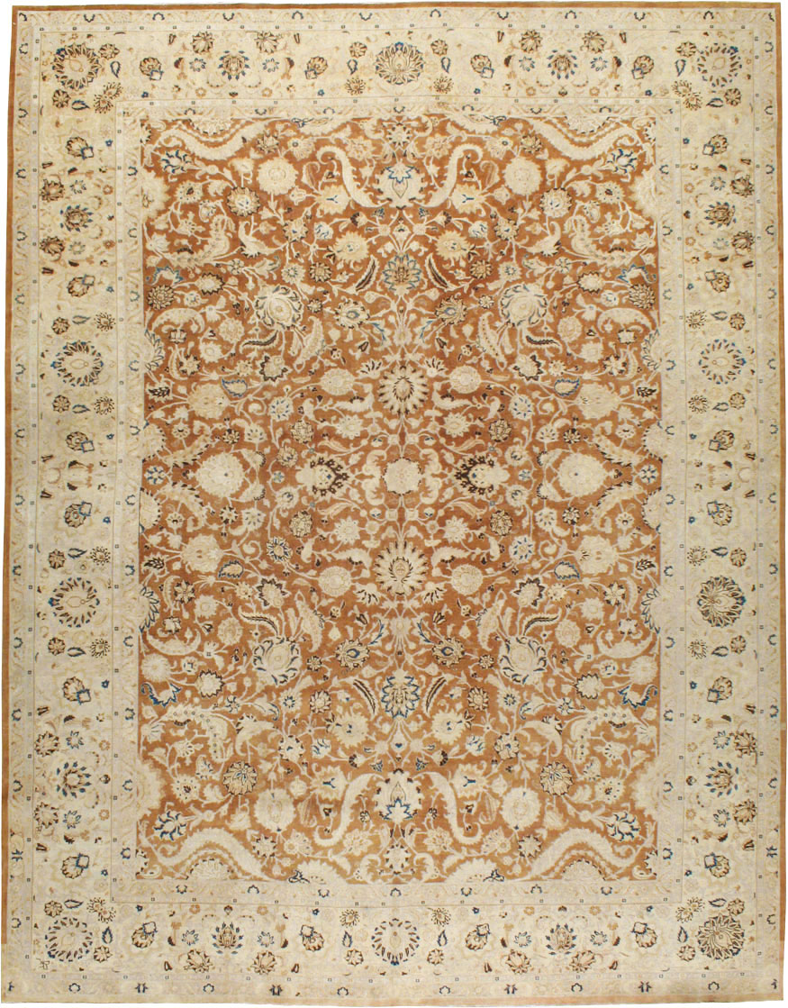Antique Persian Tabriz Rug, No.14306 - Staging