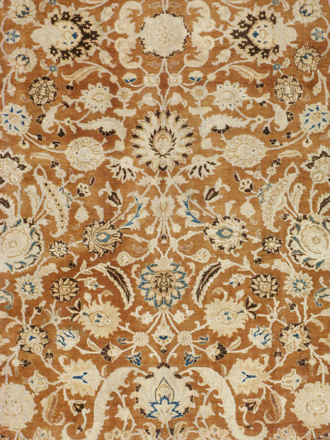 Antique Persian Tabriz Rug, No.14306 - Staging