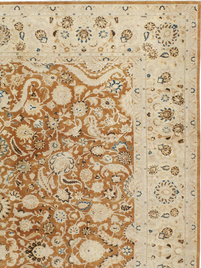 Antique Persian Tabriz Rug, No.14306 - Staging